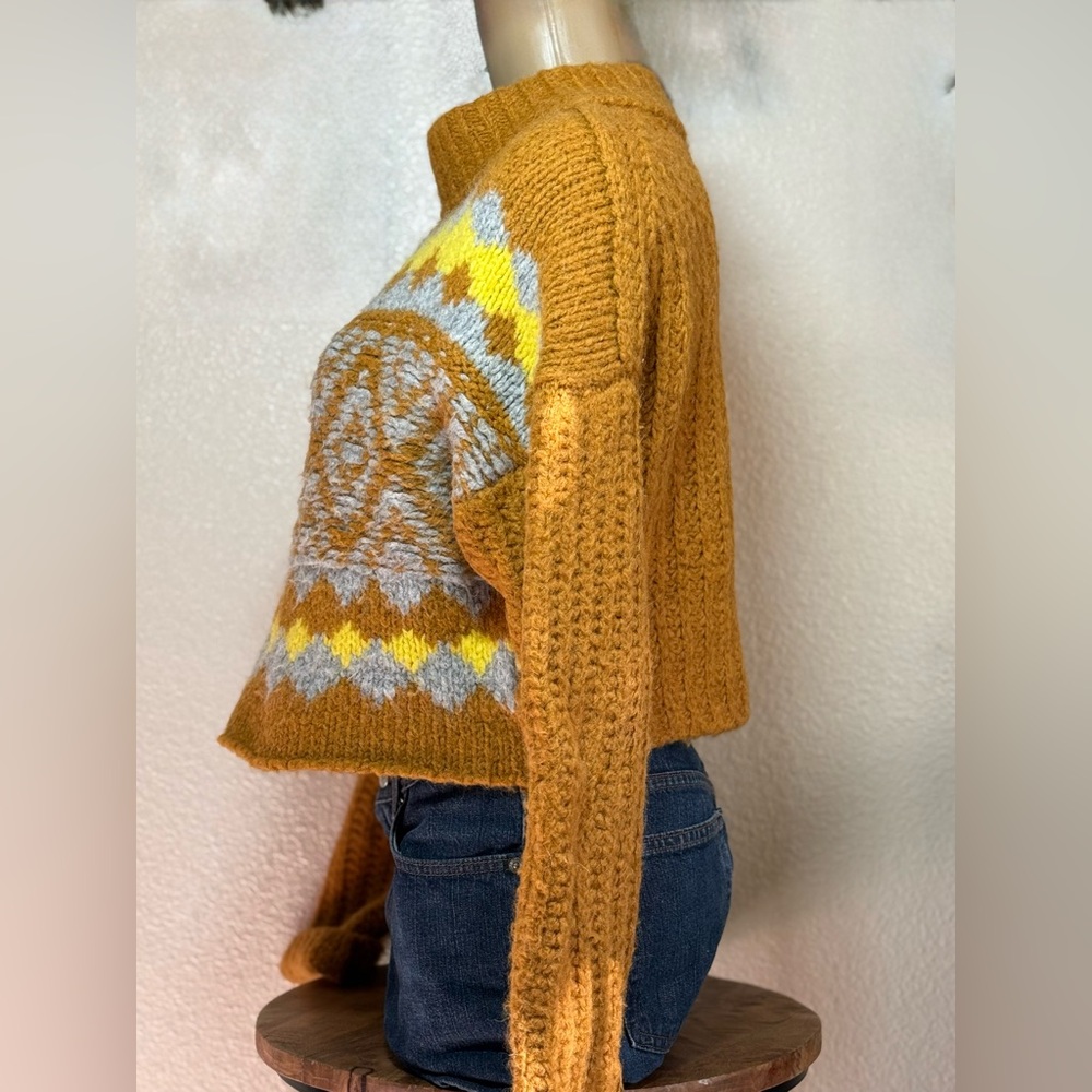 Free People Alpine Pullover Sweater size XS - Picture 3 of 5